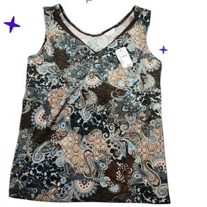 New Lg Christopher And Banks Cool Slinky Sleeveless Top